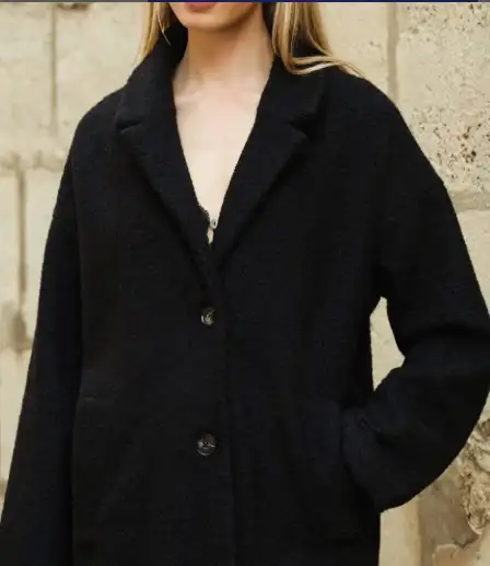 Manteau Olga Noir